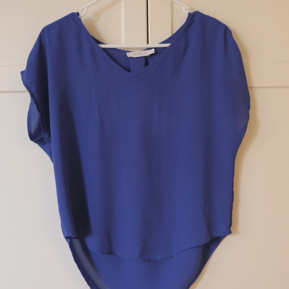 XS Cobalt blue blouse